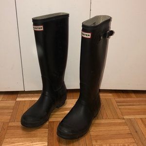 Hunter Original Refined Rain boots US W size 8
